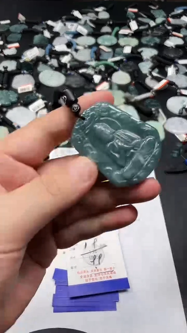 翡翠未镶嵌颈饰 天然翡翠 一物一图