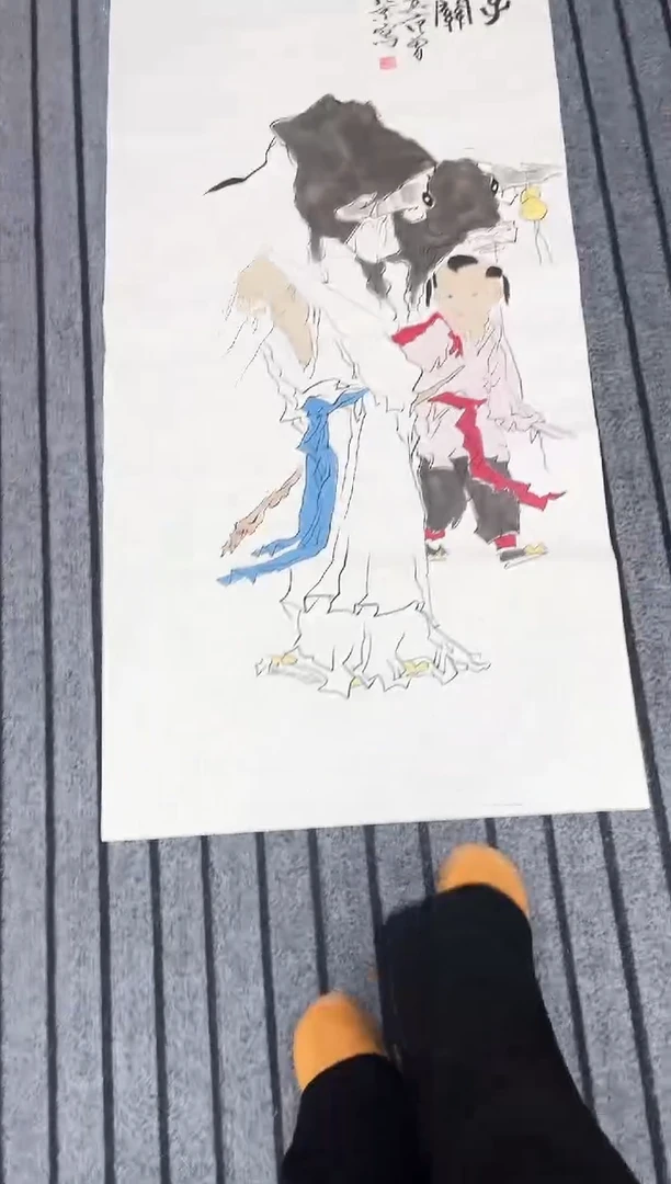 精品国画人物作品