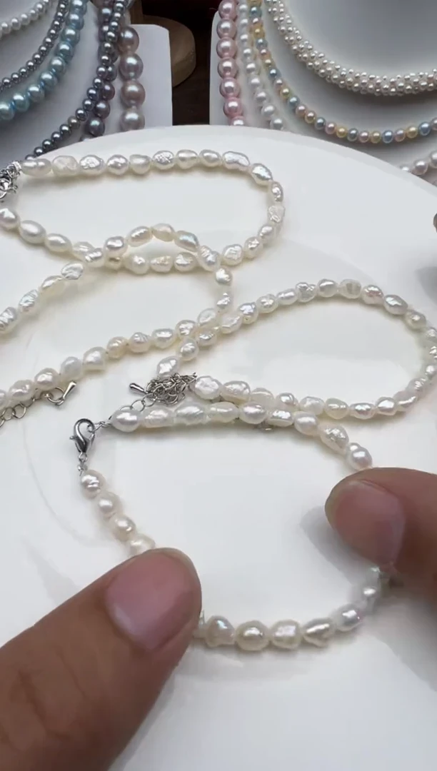 淡水珍珠未镶嵌颈饰1