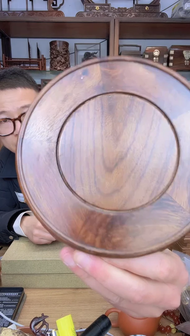 【闪购商品】乌木类书架006刺猬紫檀14.5公分底座