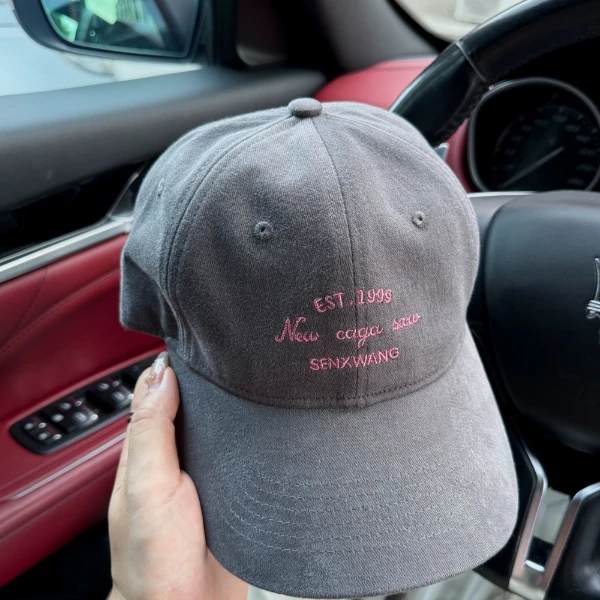 原创百搭SXW刺绣棒球帽版型好大头围显脸小棒球帽男女百搭秋冬帽