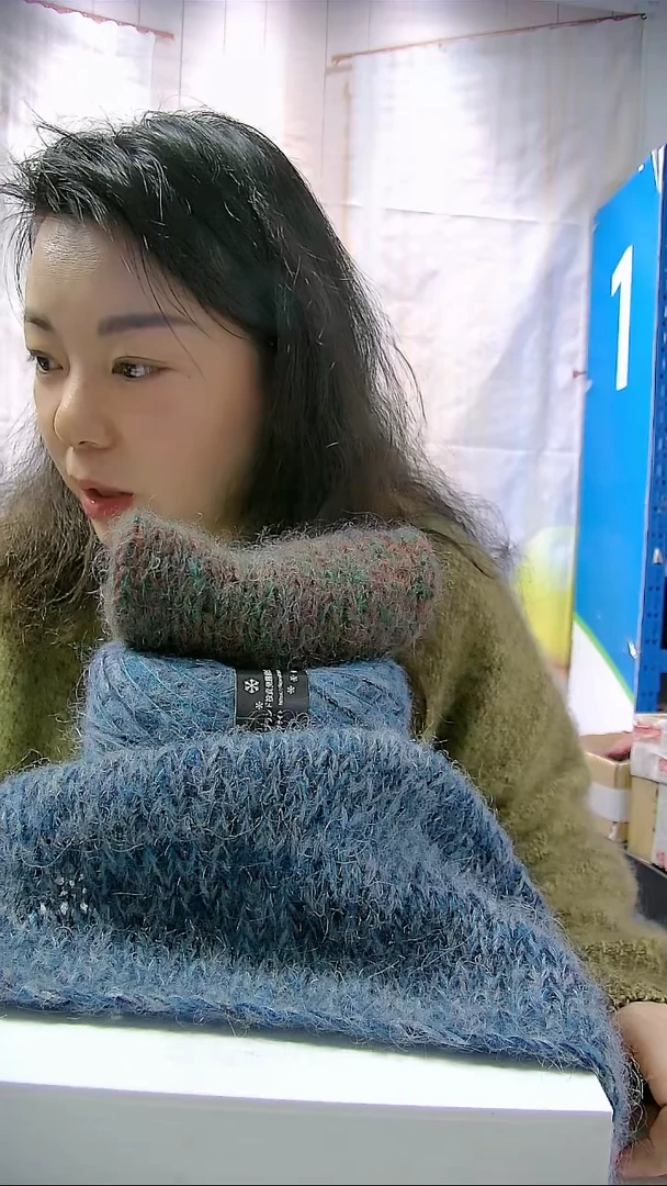 【E584牛仔蓝】美丽诺纯羊毛1团(0.5斤)(适用双股12号针)