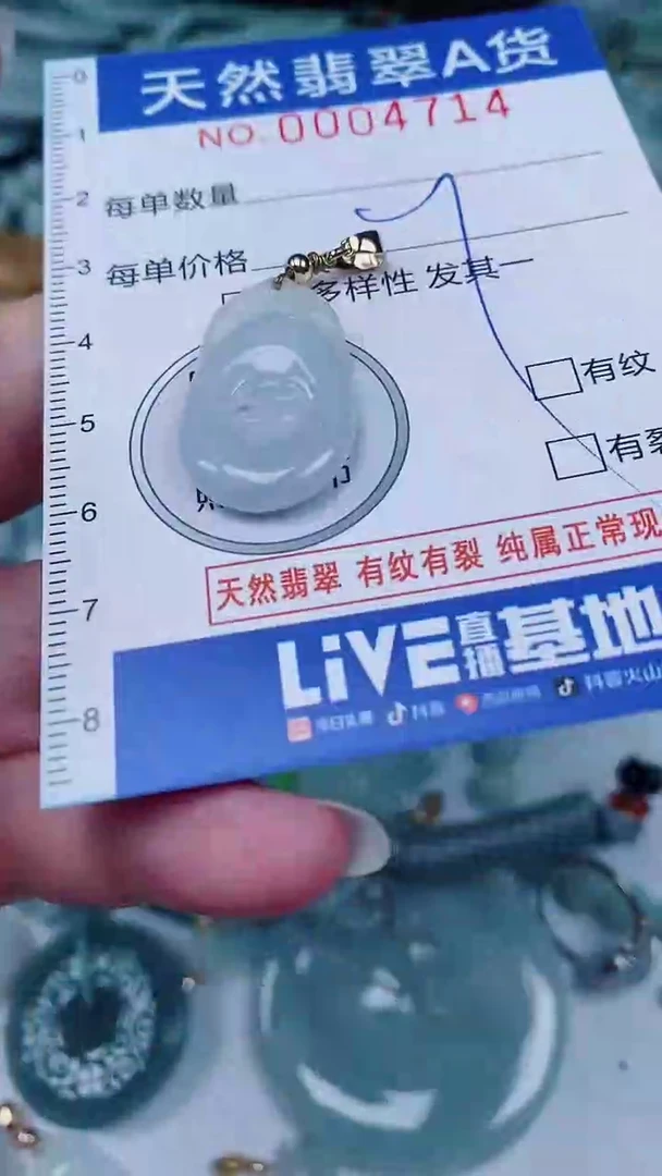 翡翠未镶嵌颈饰00004714