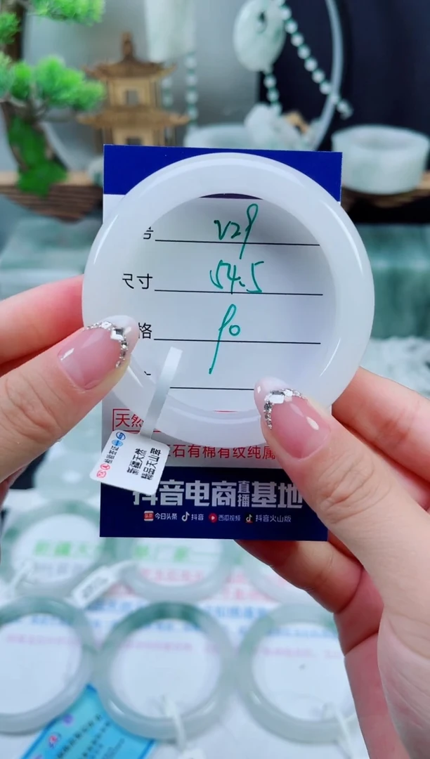 未镶嵌手镯石英质玉（天山翠）29