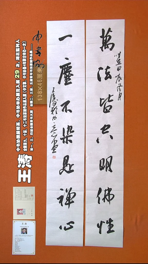 【闪购商品】书法346王涛书法作品
