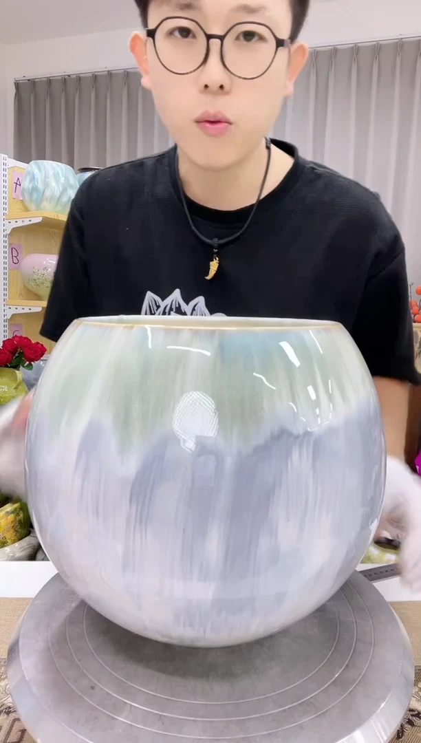 7-20直播间精选陶瓷花盆