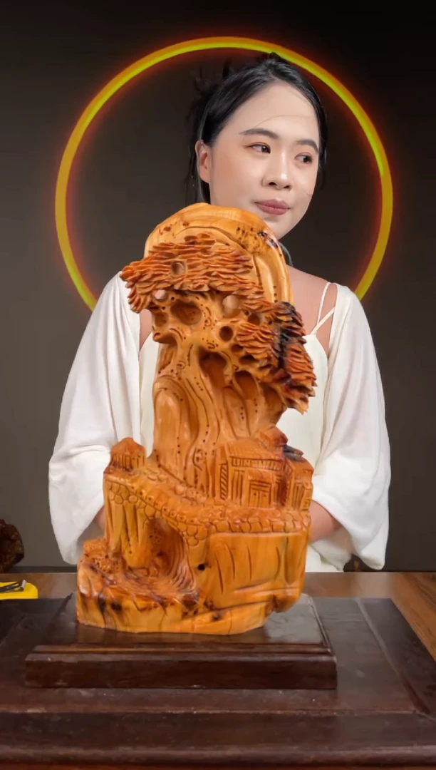 柏木（崖柏）手工摆件,先抢先得! 编号:134