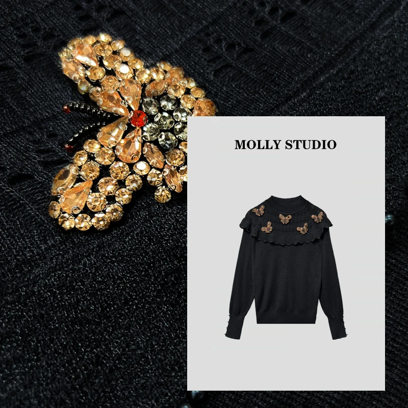 【缪斯之语】Molly 时尚气质简约 上衣 M2025573
