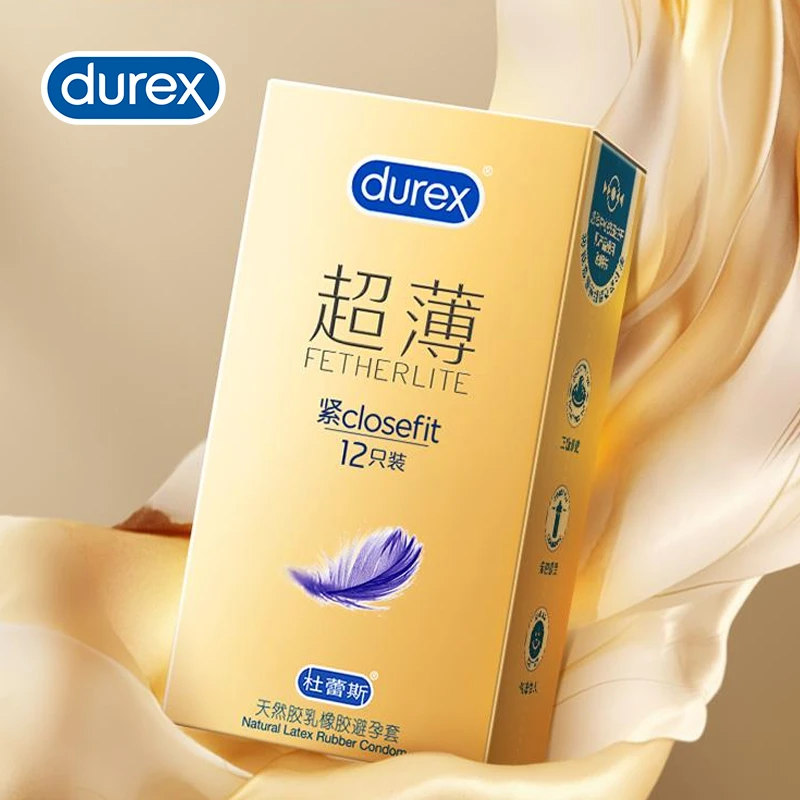 durex/杜蕾斯天然胶乳橡胶避孕套紧型超薄润滑贴合防脱落安全套计生用品成人用品保险套tt女性成年人用的商品男士物品