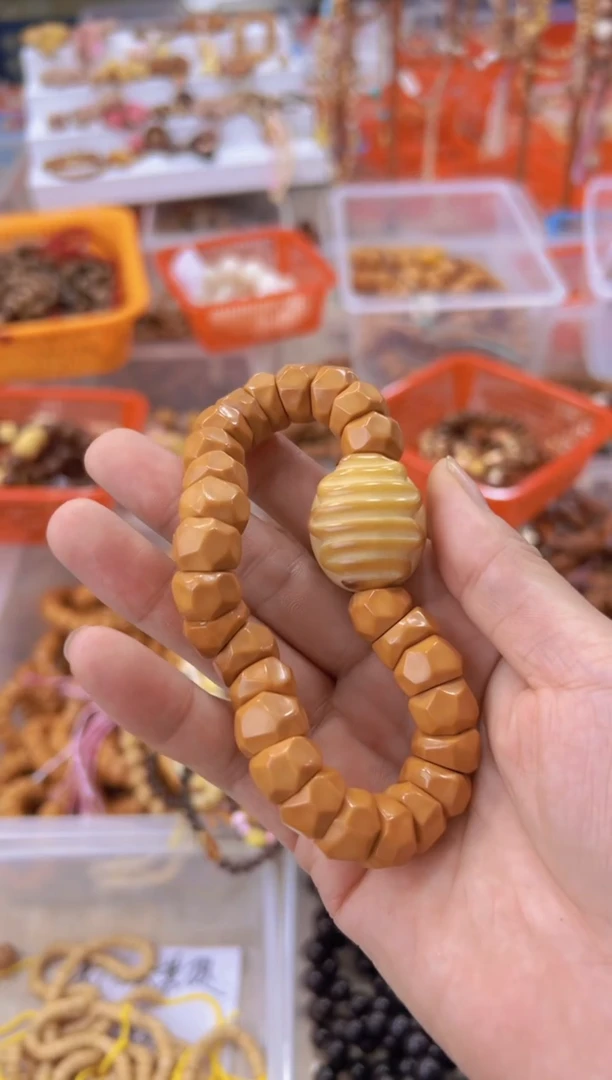 猴头核桃手串卡15猴头蒜瓣大肠单圈款