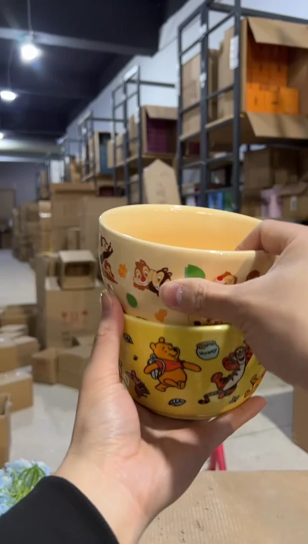 【闪购商品】杯维尼大碗加奇奇蒂蒂大碗微瑕
