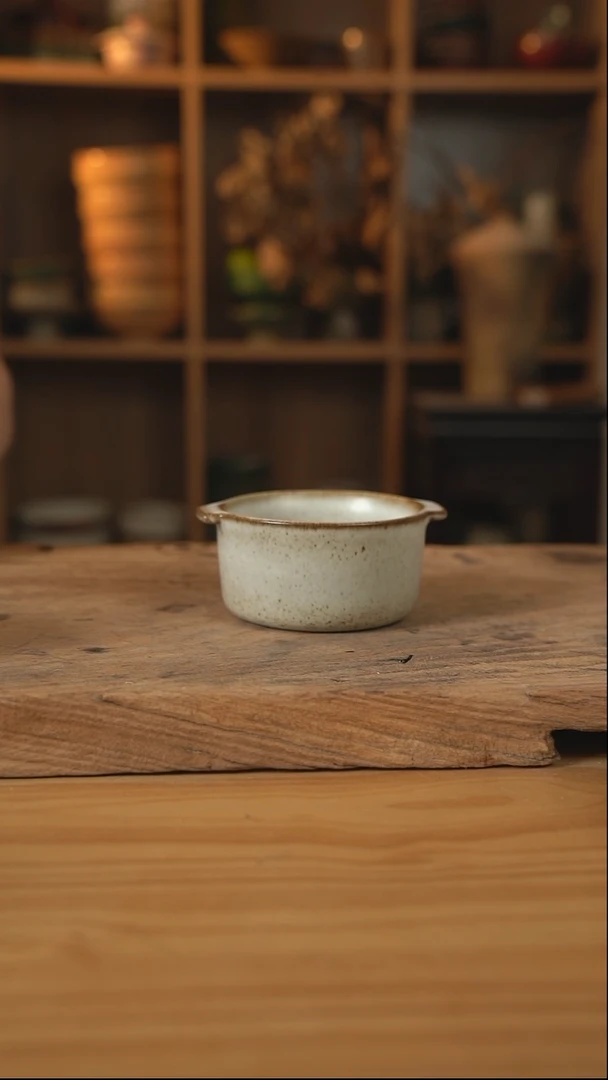 奶奶系列的双耳早餐碗