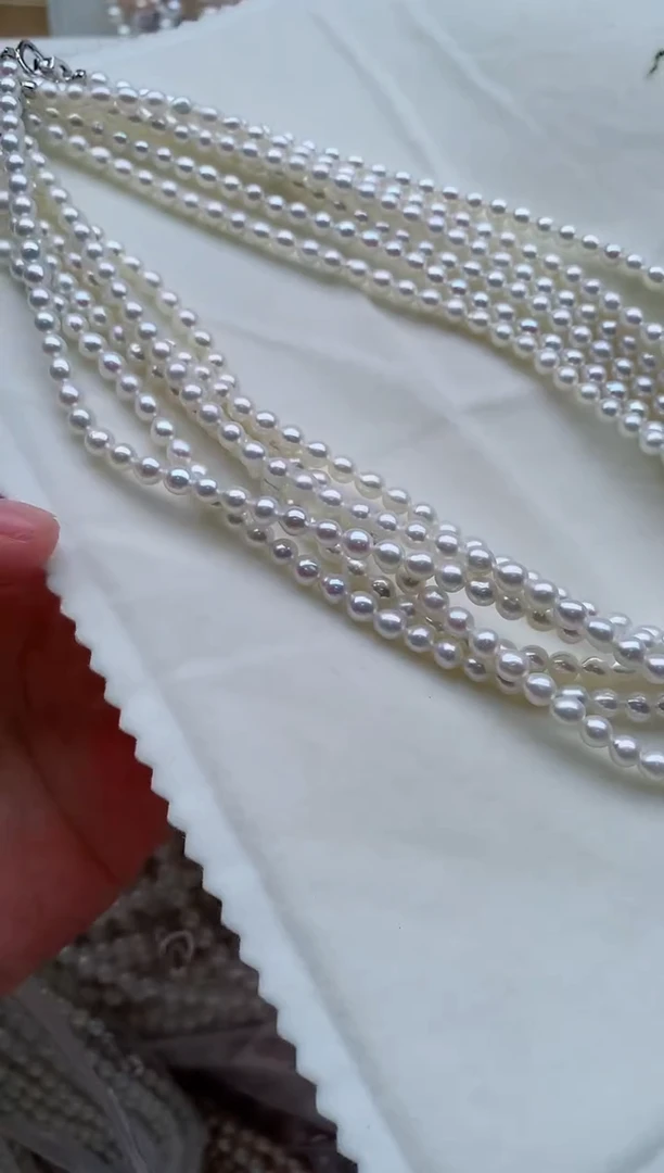 项链合金淡水珍珠多样性发其一，非无暇