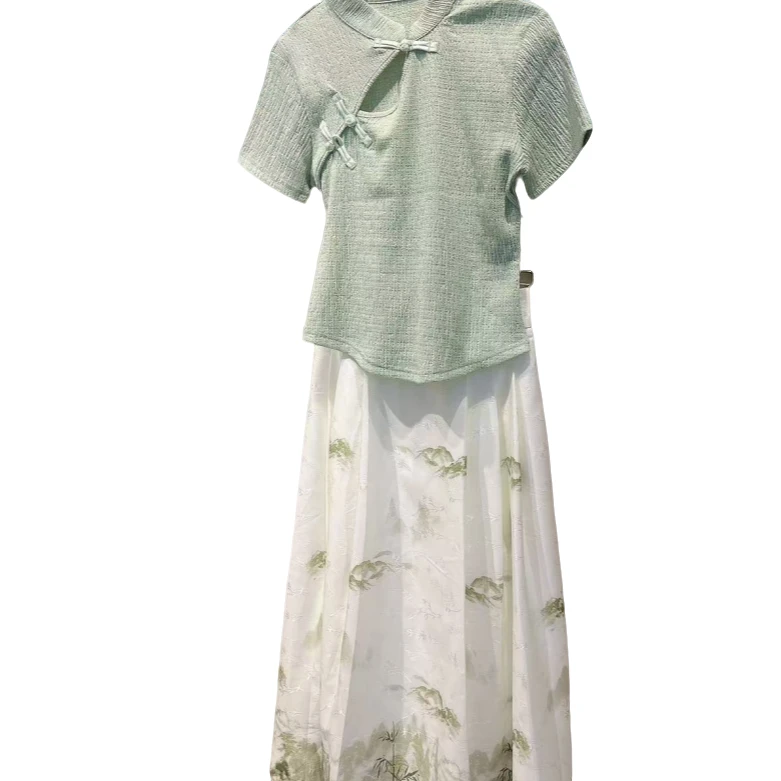 【小依专享】D1F28077国风时尚套装-8077