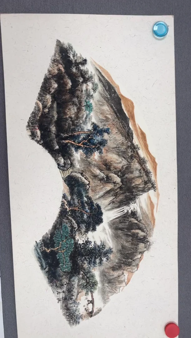 国画国画山水花鸟作品