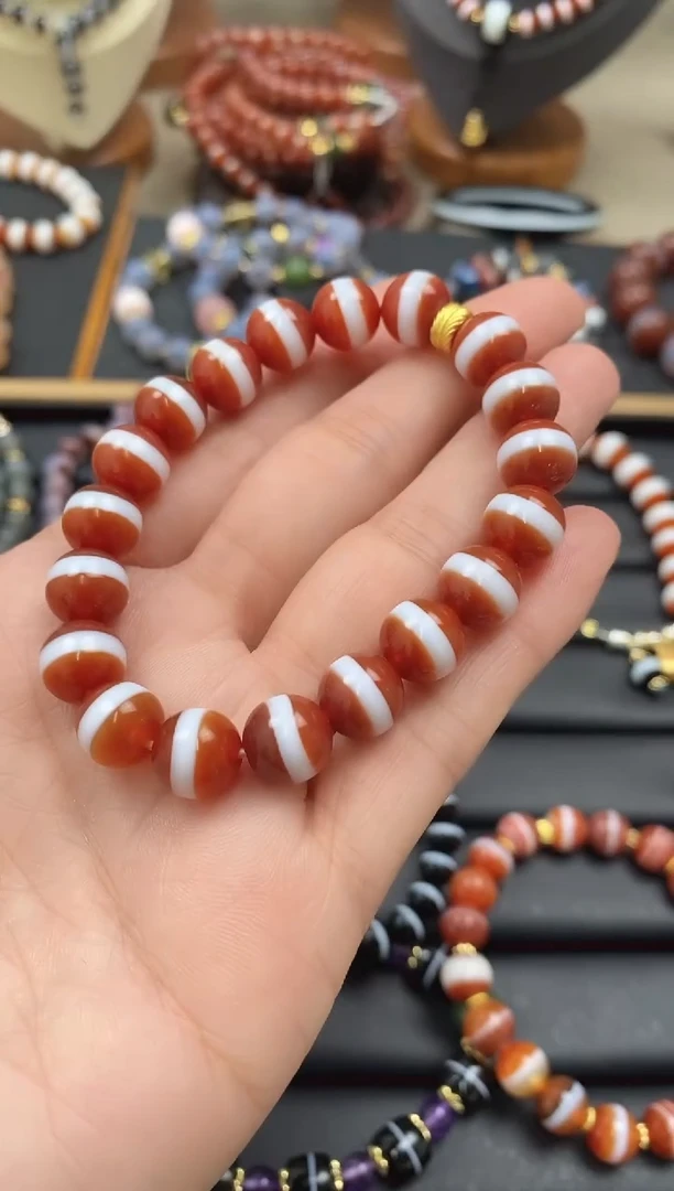 【闪购商品】玛瑙/玉髓手串未镶嵌手串