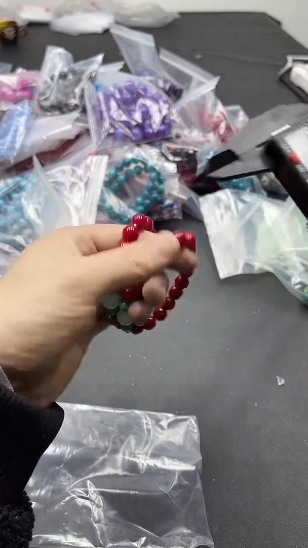 【闪购商品】硅化珊瑚手链未镶嵌114