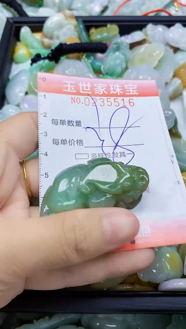 翡翠未镶嵌颈饰闪购0235516