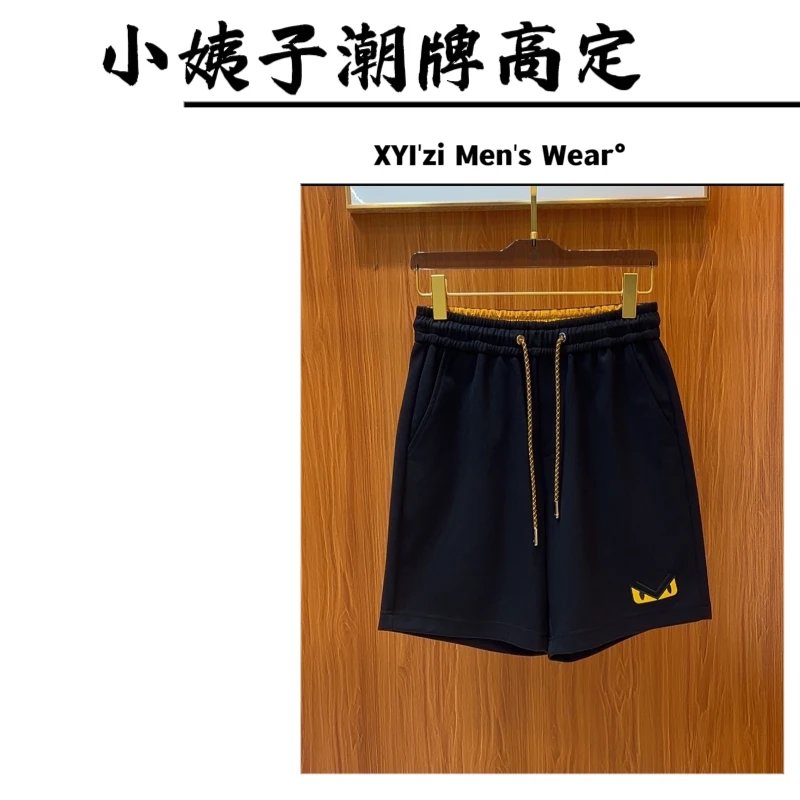 【9号-恶魔之眼短裤】重磅水洗小众设计师款男女同款短袖-952022