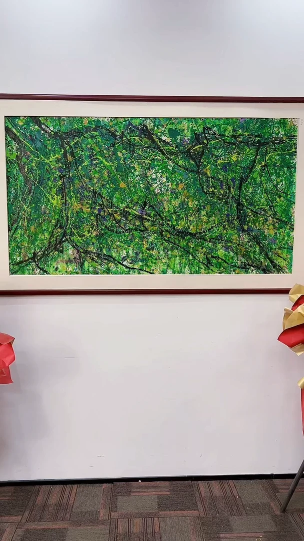 【闪购商品】绘画赵燮绘画16平尺金袍藤萝
