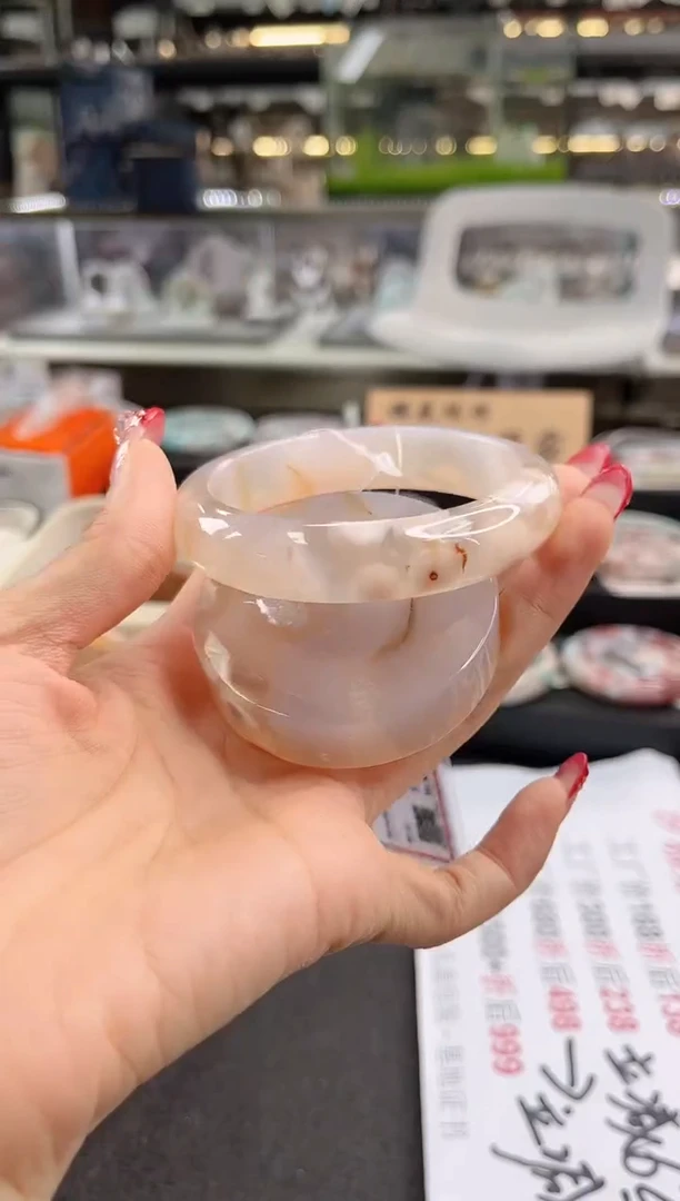 未镶嵌手镯石英质玉60圈口 （赠品镯心）3648488