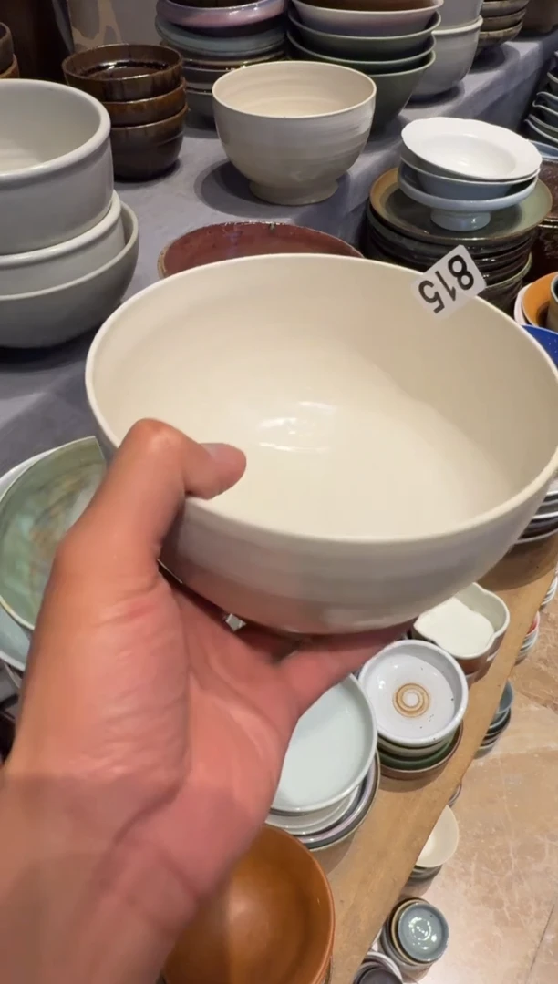 瓷815 定白大钵碗1个
