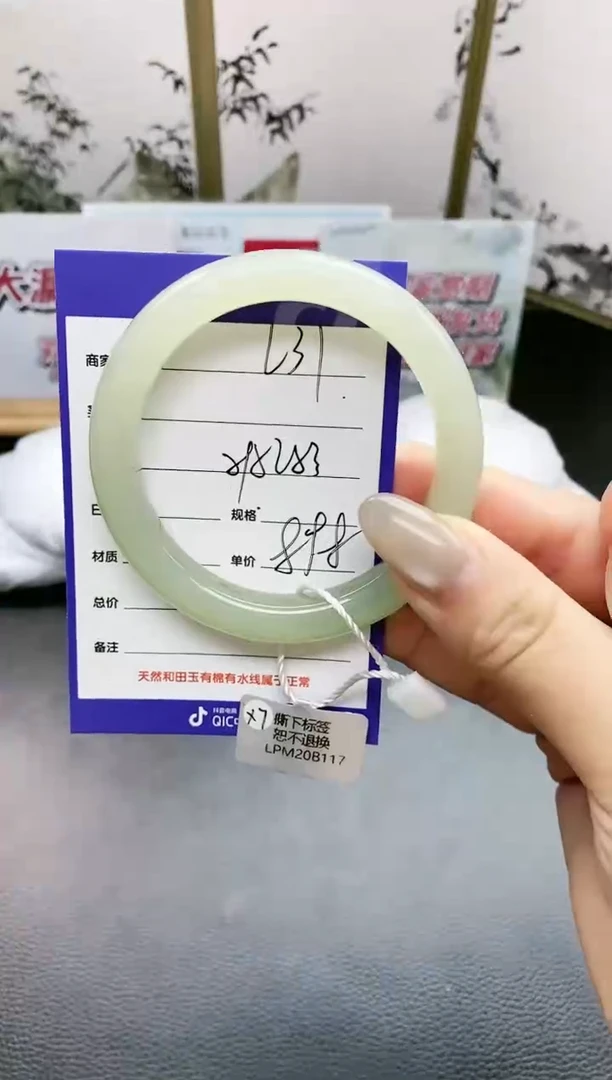未镶嵌手镯和田玉L31微色差