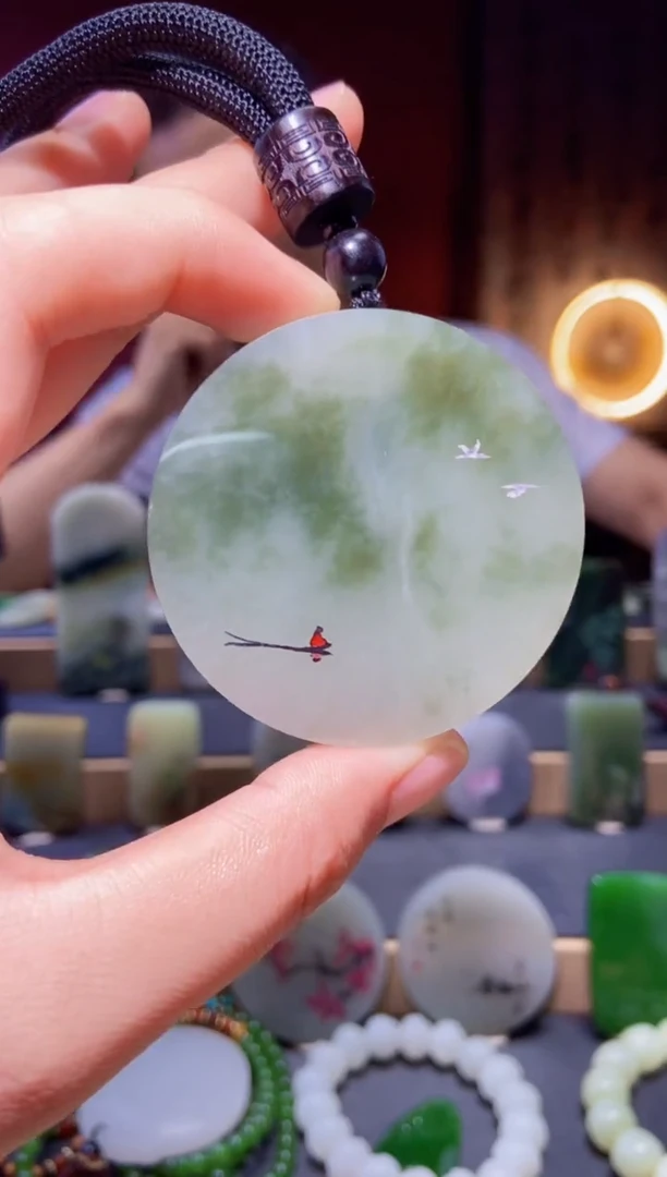 和田玉未镶嵌挂件yc