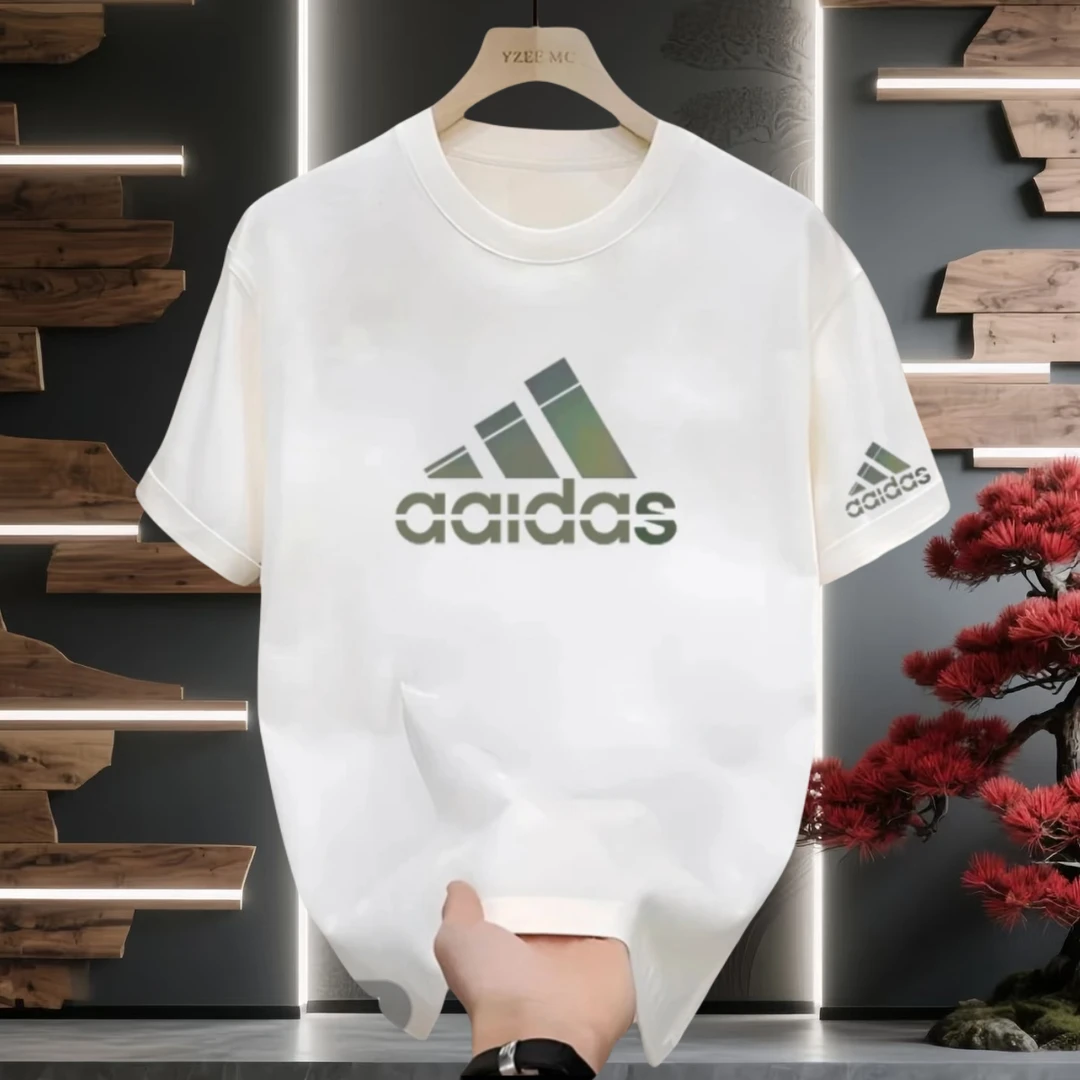 一折专区【奥莱正品】男纯棉短袖t恤夏天休闲运动潮流百搭宽松半袖