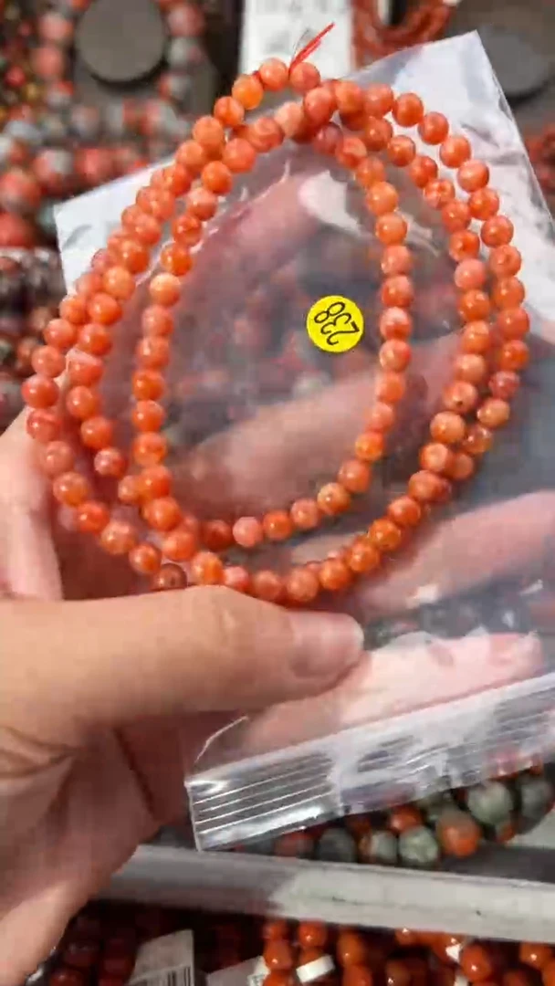 南红玛瑙手串未镶嵌6