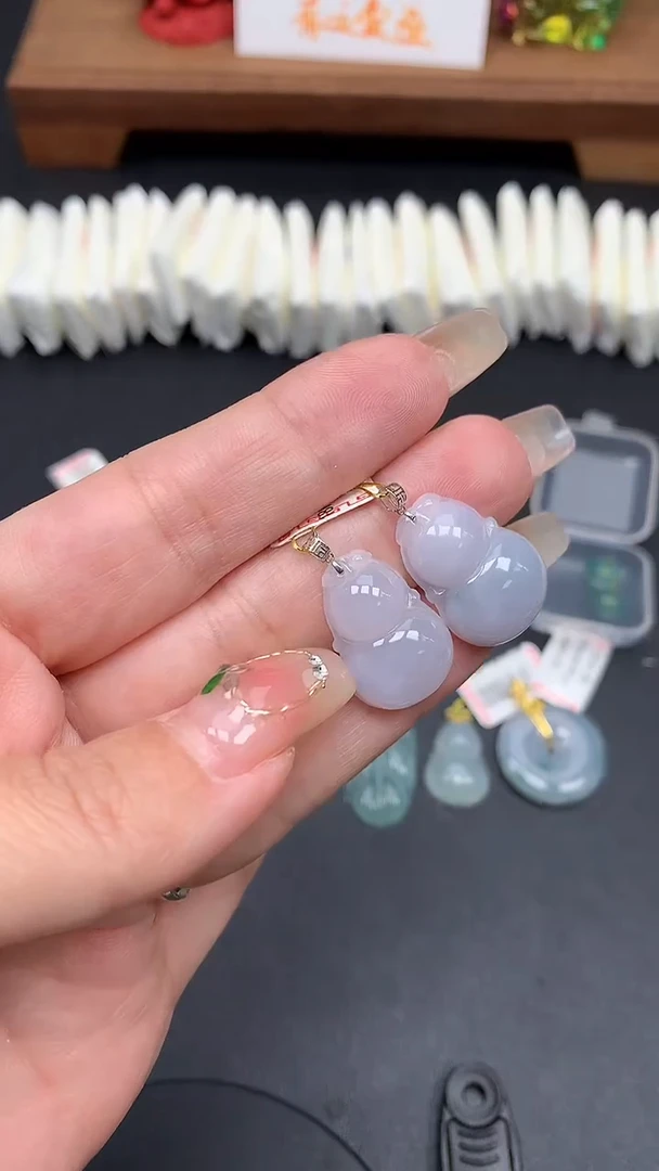 【闪购商品】翡翠18K金镶嵌吊坠(不含链)MS150724（多样性发一件）