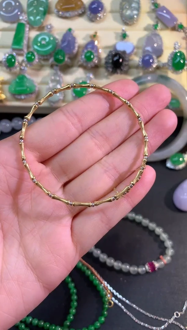 手镯18K金手镯|980