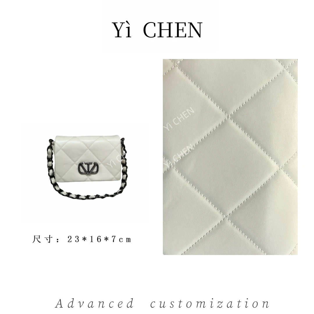 【Yì CHEN】ZT-95020-奶昔白 简约时尚女士新款轻奢单肩斜跨包
