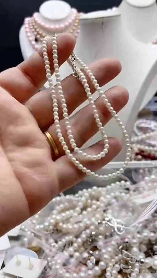 淡水珍珠未镶嵌颈饰1