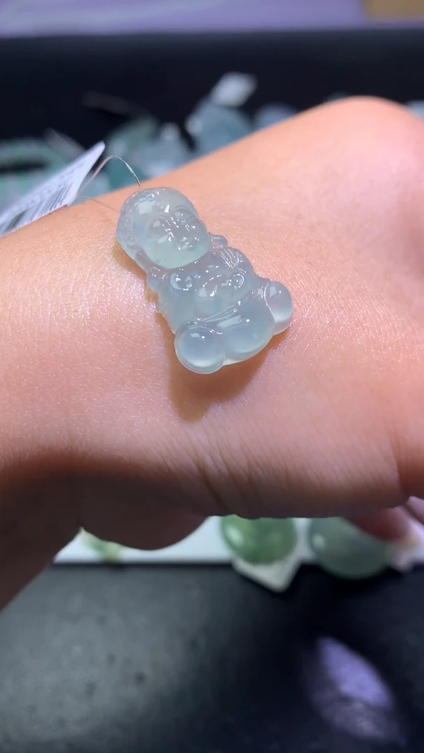 未镶嵌定制翡翠毛货 25-15.8-5.1