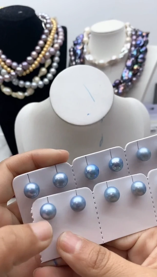 【闪购商品】淡水珍珠颈饰钛钢35