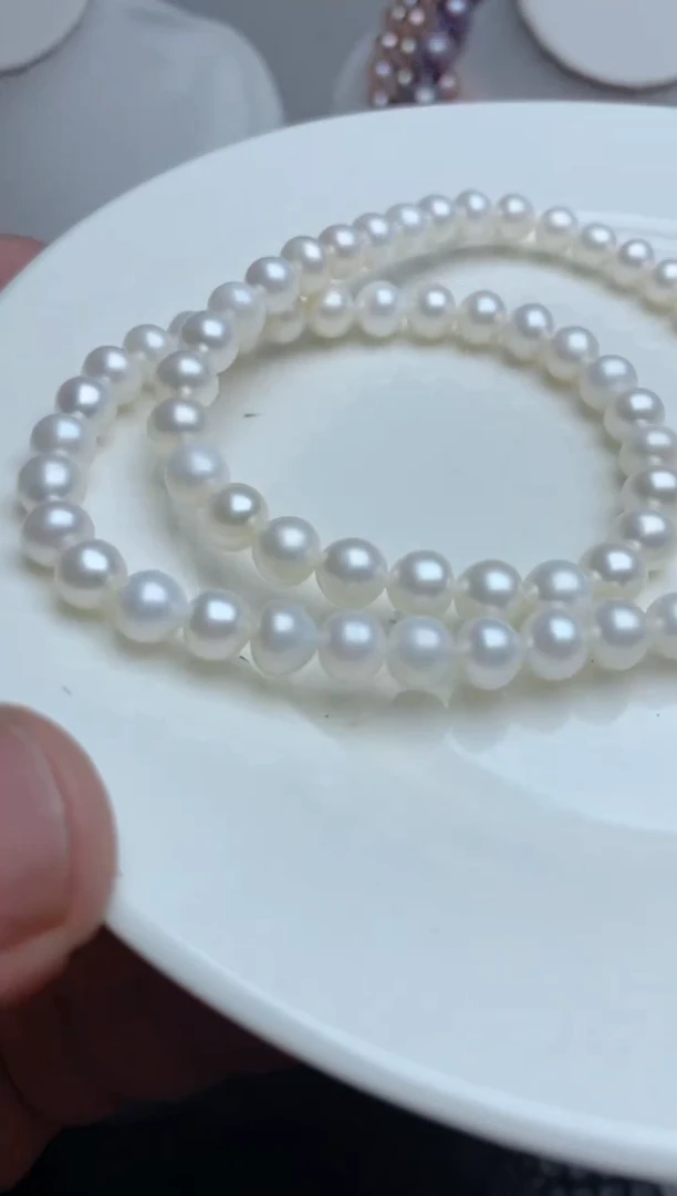 淡水珍珠未镶嵌颈饰0239