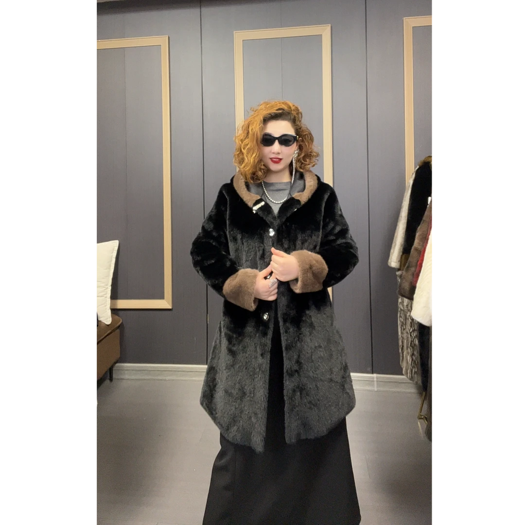 冬季时尚气质大气网红欧美设计款外套