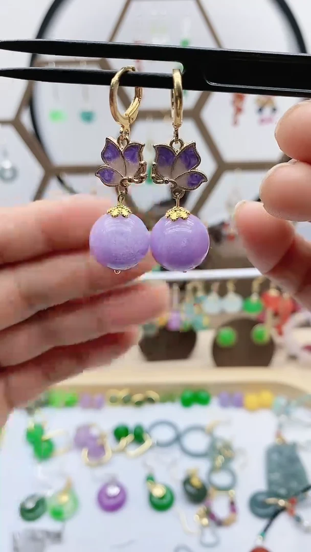 未镶嵌耳饰玛瑙/玉髓106