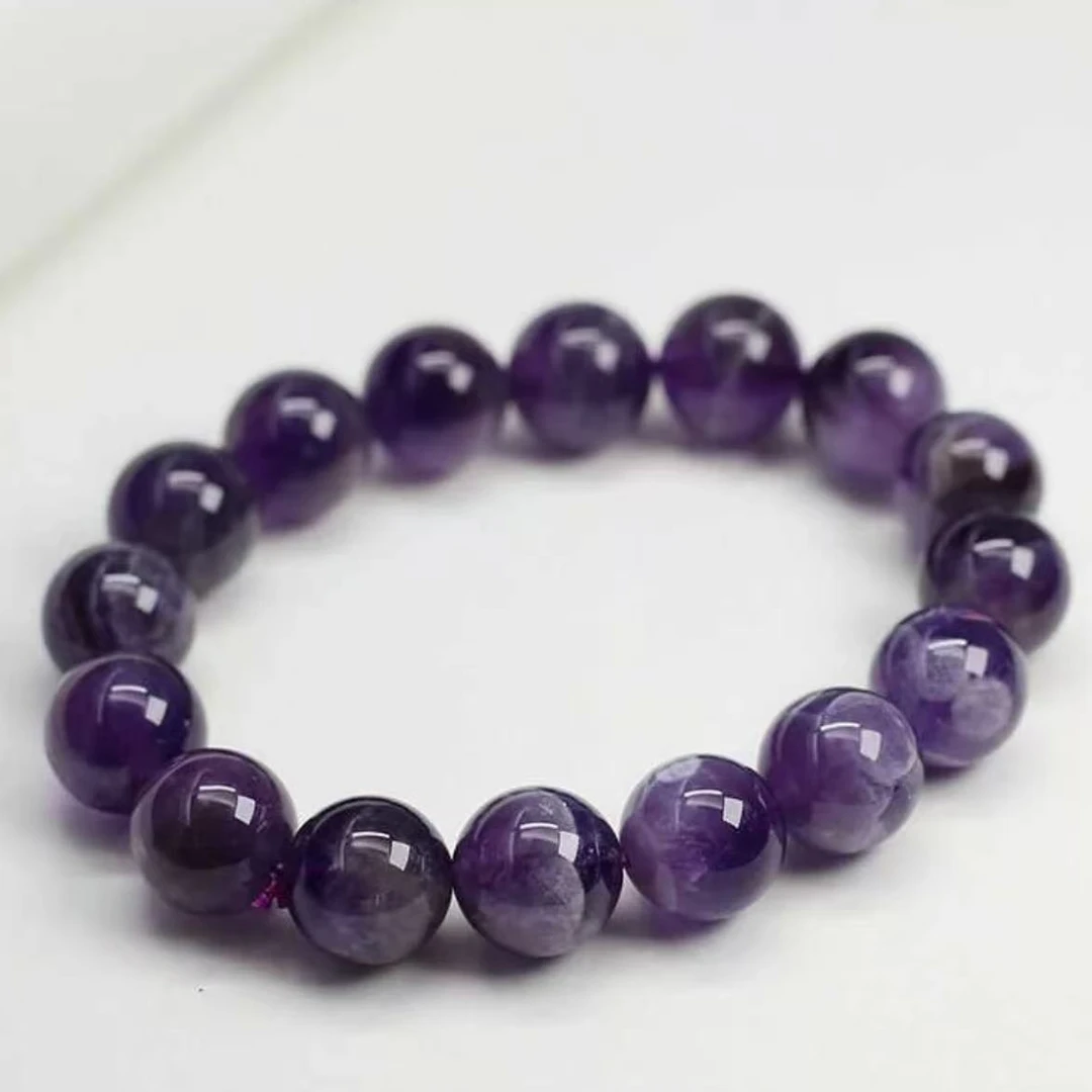 【GOLIFIR】天然紫水晶10mm圆珠s62多样性发货