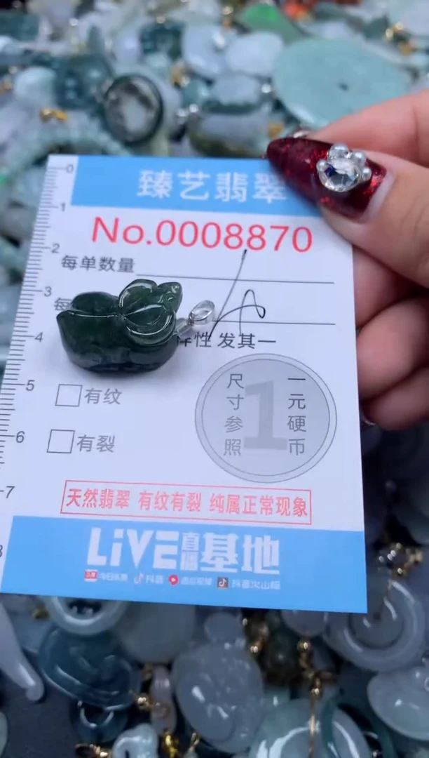 颈饰未镶嵌翡翠8870