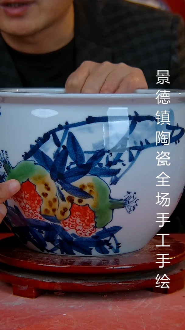 摆件景德镇陶瓷 全场手工手绘