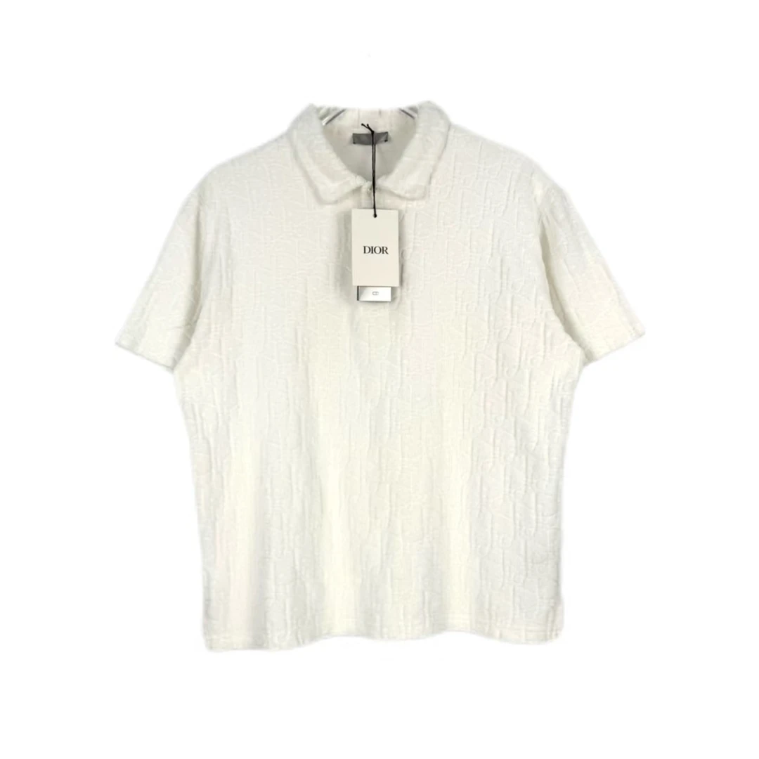 未使用 DIOR/迪奥 汤/P235907163/满logo 短袖 S