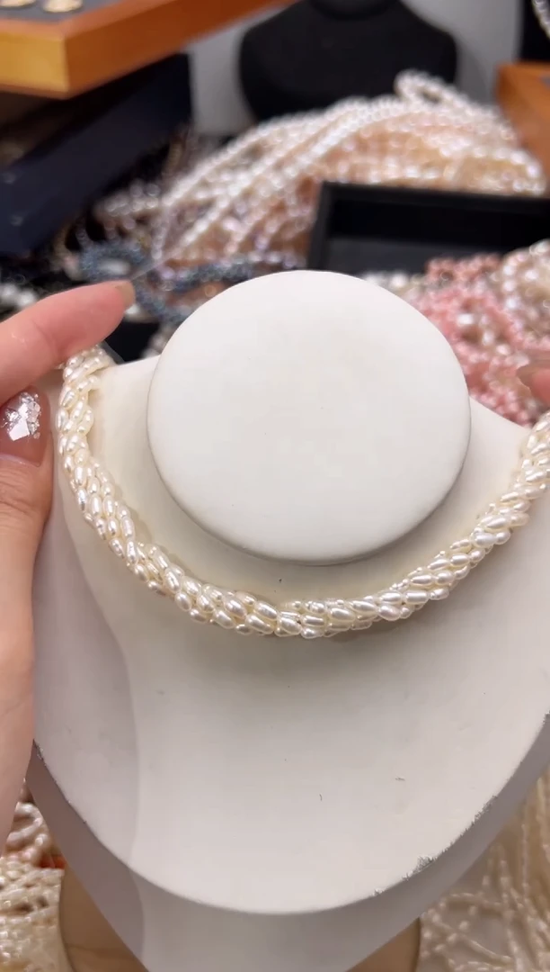 未镶嵌淡水珍珠福利强光*珍珠项链（无核）