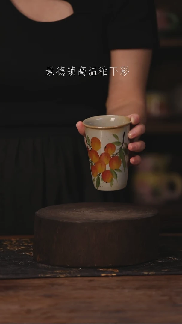 陶瓷景德镇高温釉下手绘陶瓷490