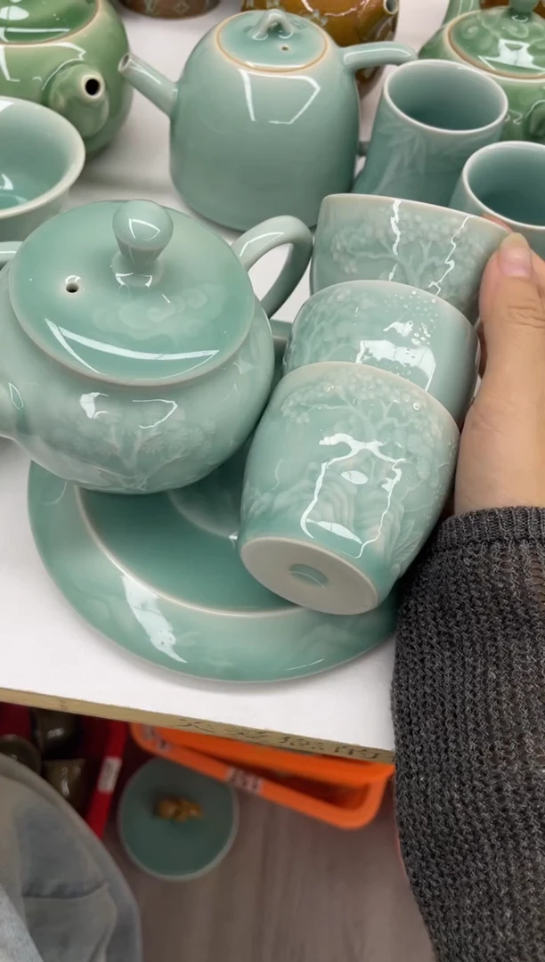 J****H1壶3杯1壶承  慧仙青瓷 龙泉青瓷大促