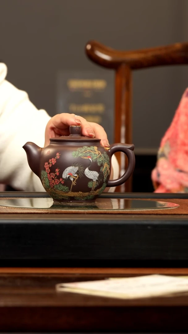 【闪购商品】紫砂茶壶ZCP 黑墩头 含蕴 280cc