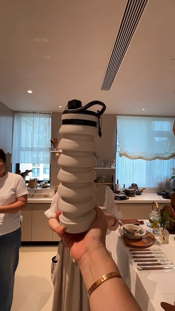 茶道摆件0000毛毛虫杯  白色6722