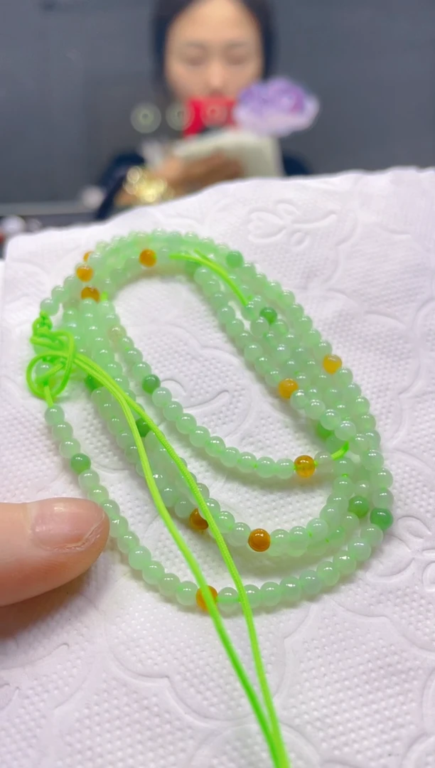 颈饰未镶嵌翡翠3MM