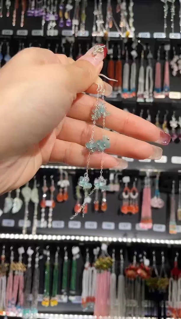 【闪购商品】紫晶耳饰银S925镶嵌十里飘香